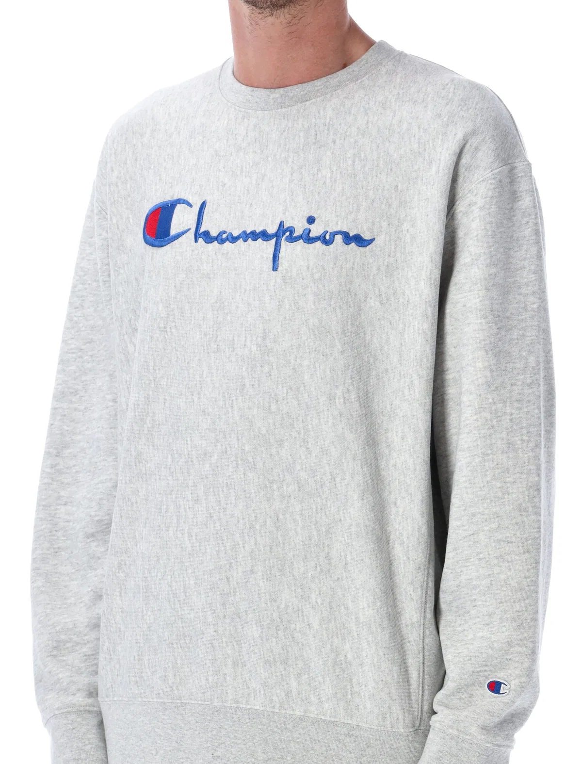 Champion Reverse Weave Crewneck Sweatshirt With Logo