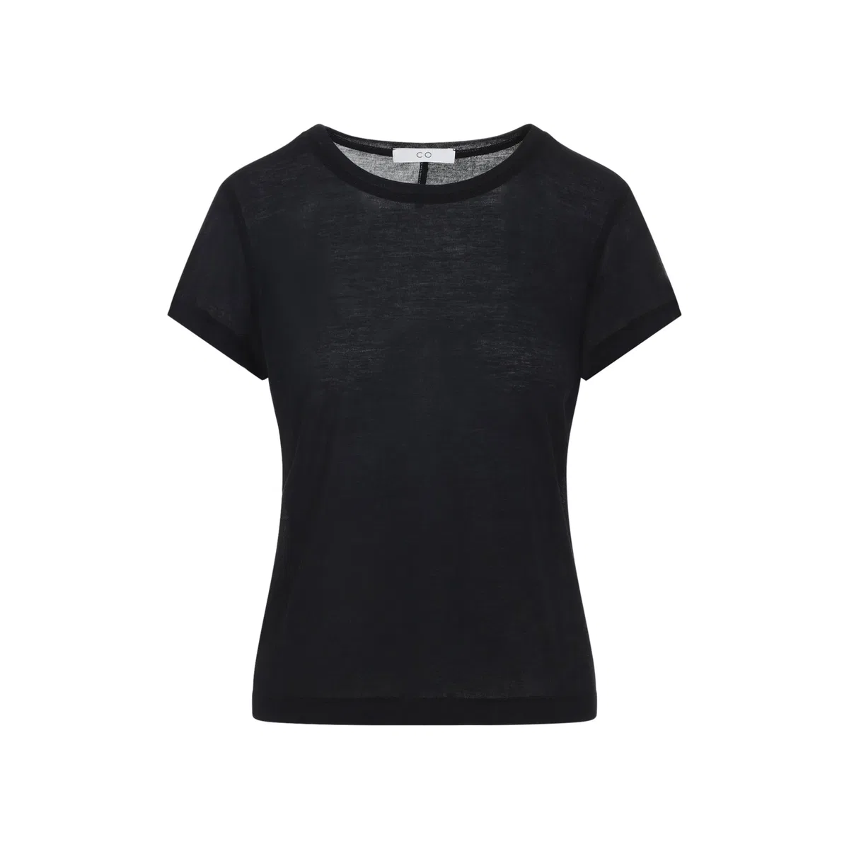Co Black Fitted Cotton T-Shirt