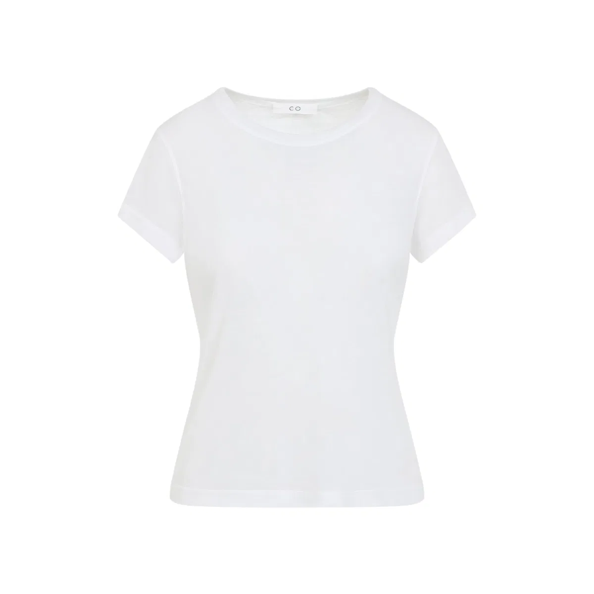 Co Ivory Fitted Cotton T-Shirt