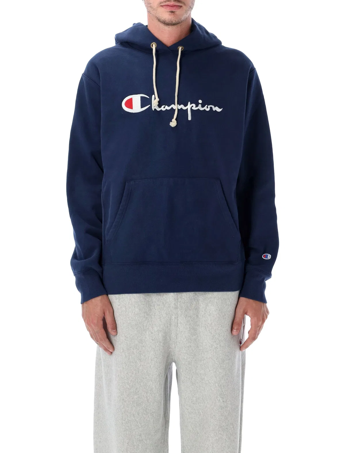 Champion Reverse Weave Relaxed-Fit Hoodie With Logo