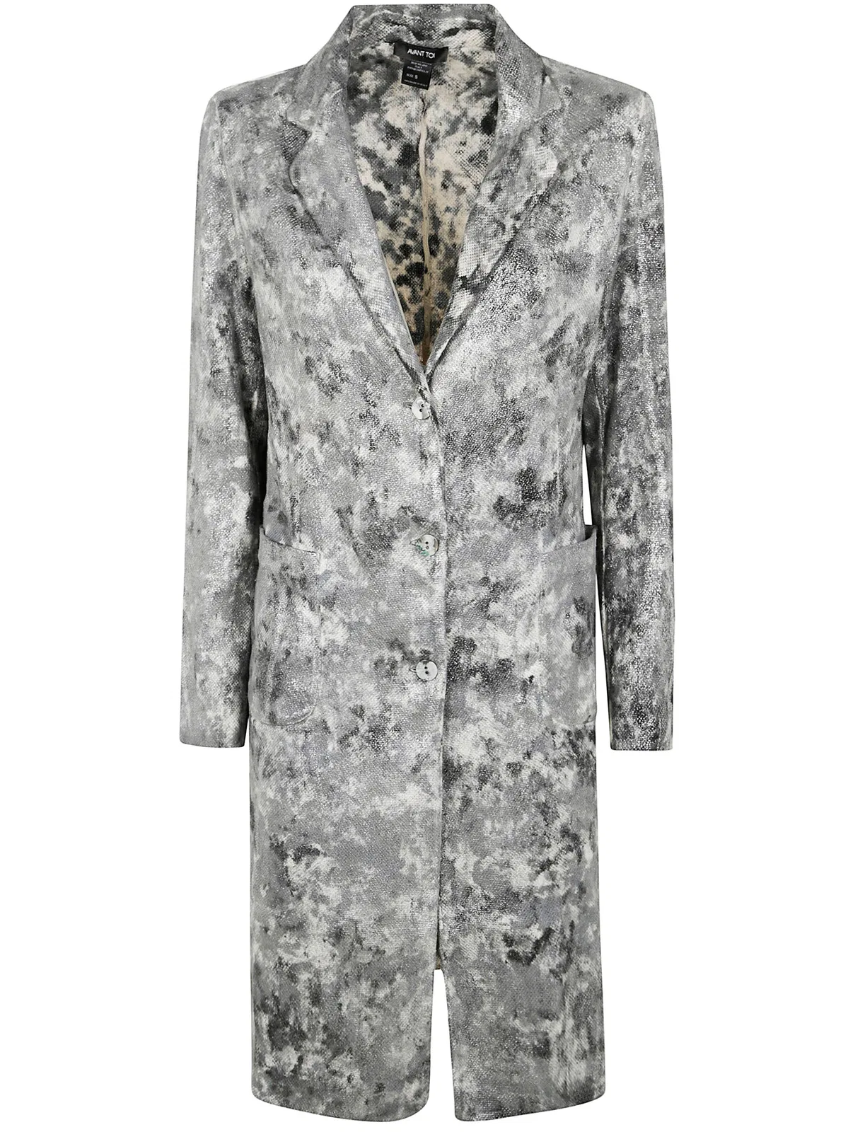 Avant Toi Camouflage Rever Neck Micro Mat Stitch D