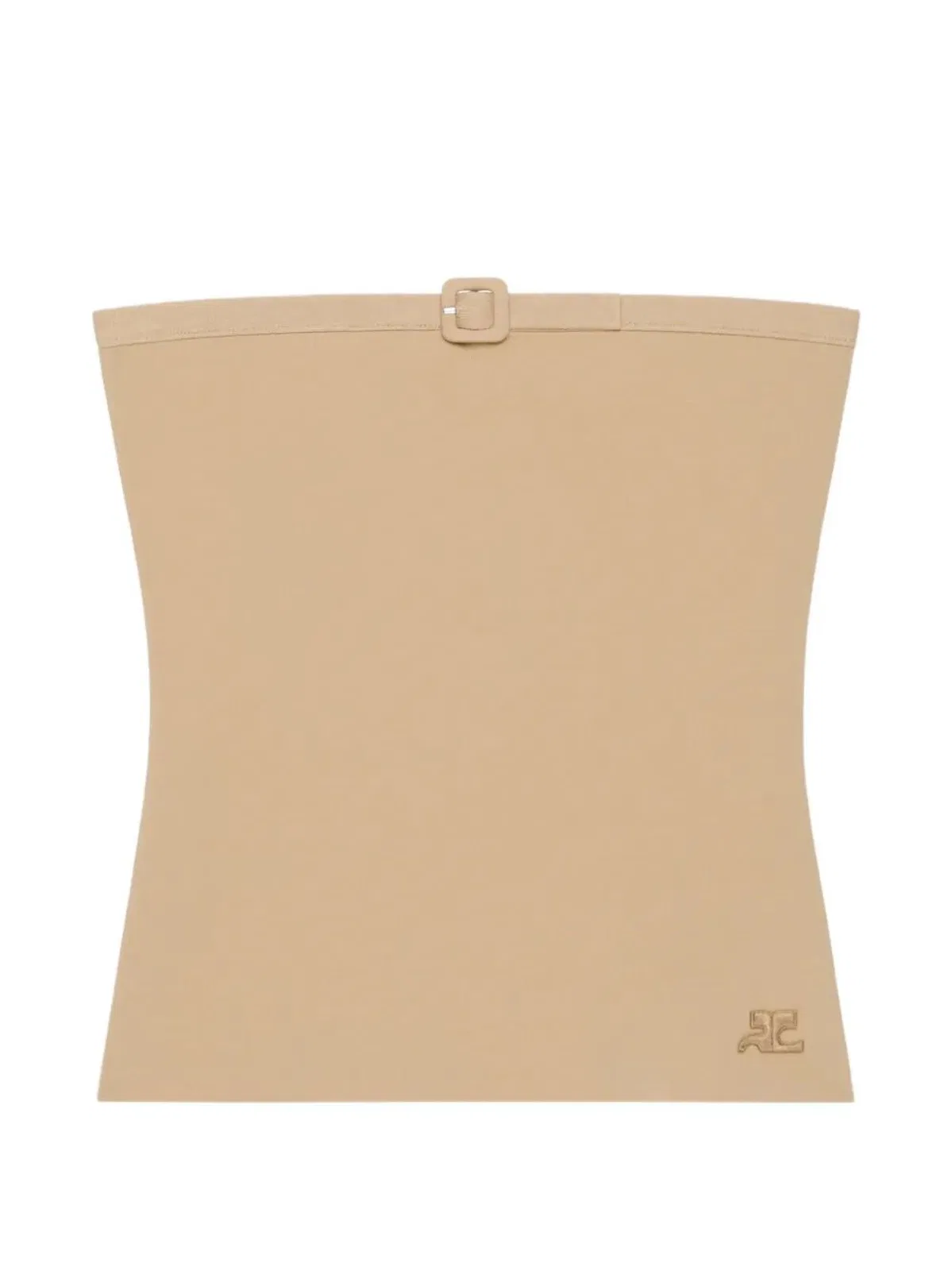 Courreges Courregès Buckle Knit Bustier Top