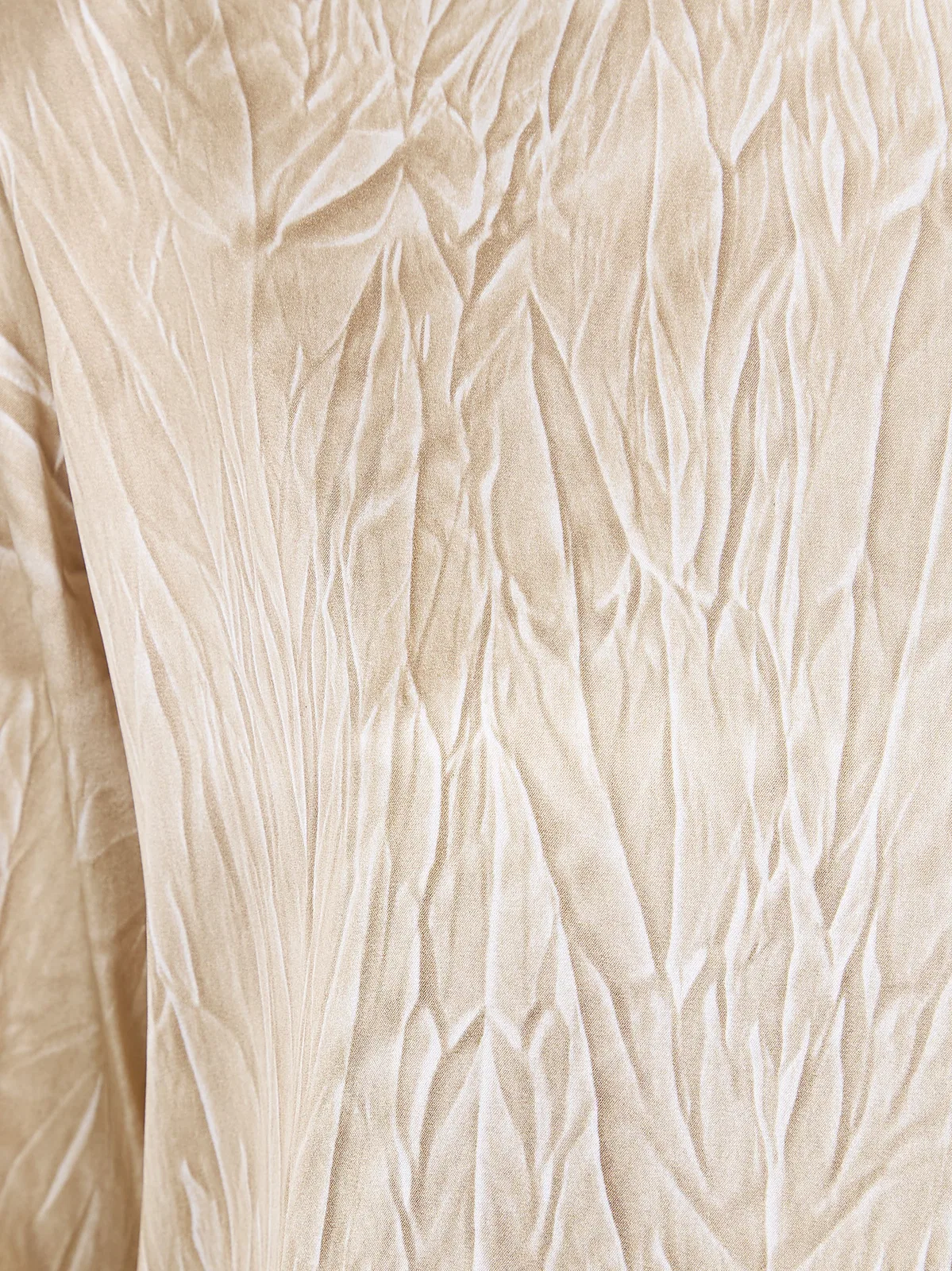 Avant Toi Crumpled Effect Stretch Silk Blouse