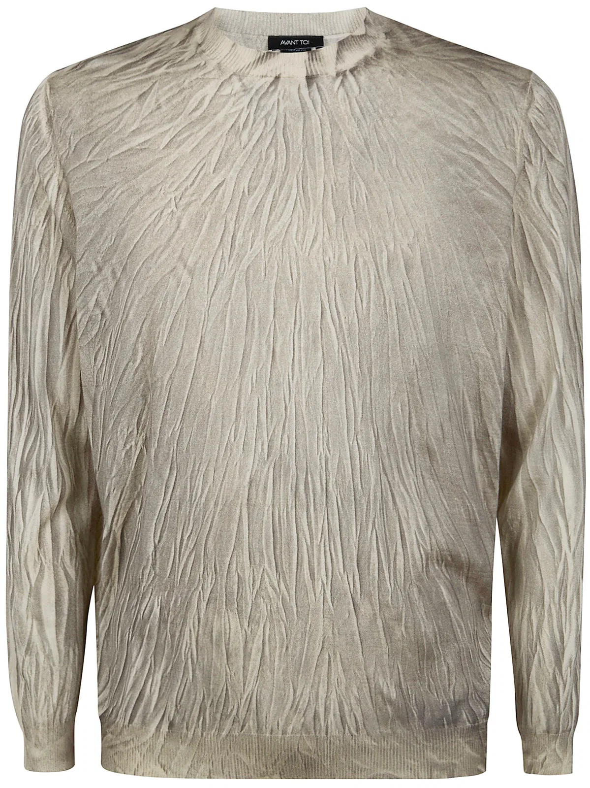 Avant Toi "Flaubert" Crumpled Effect Cashmere And 