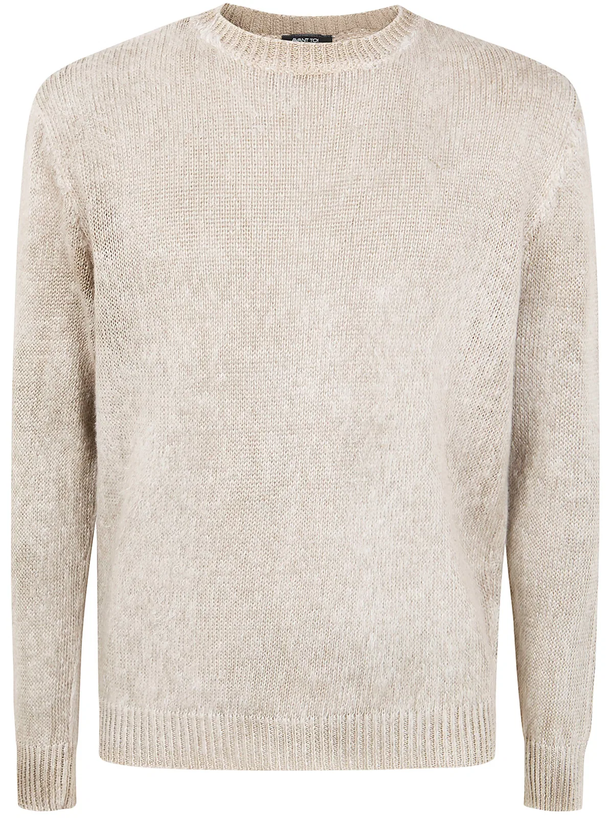 Avant Toi "Hand Painted" Brushed Linen Round Neck 