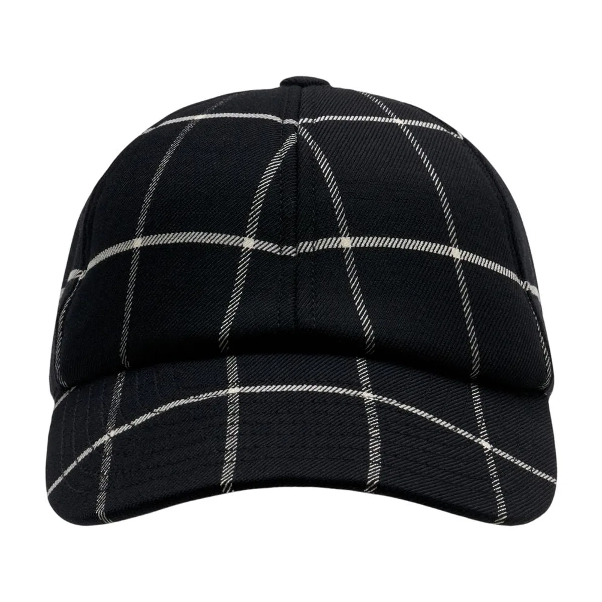 Courreges Courregès Checked Signature Cap