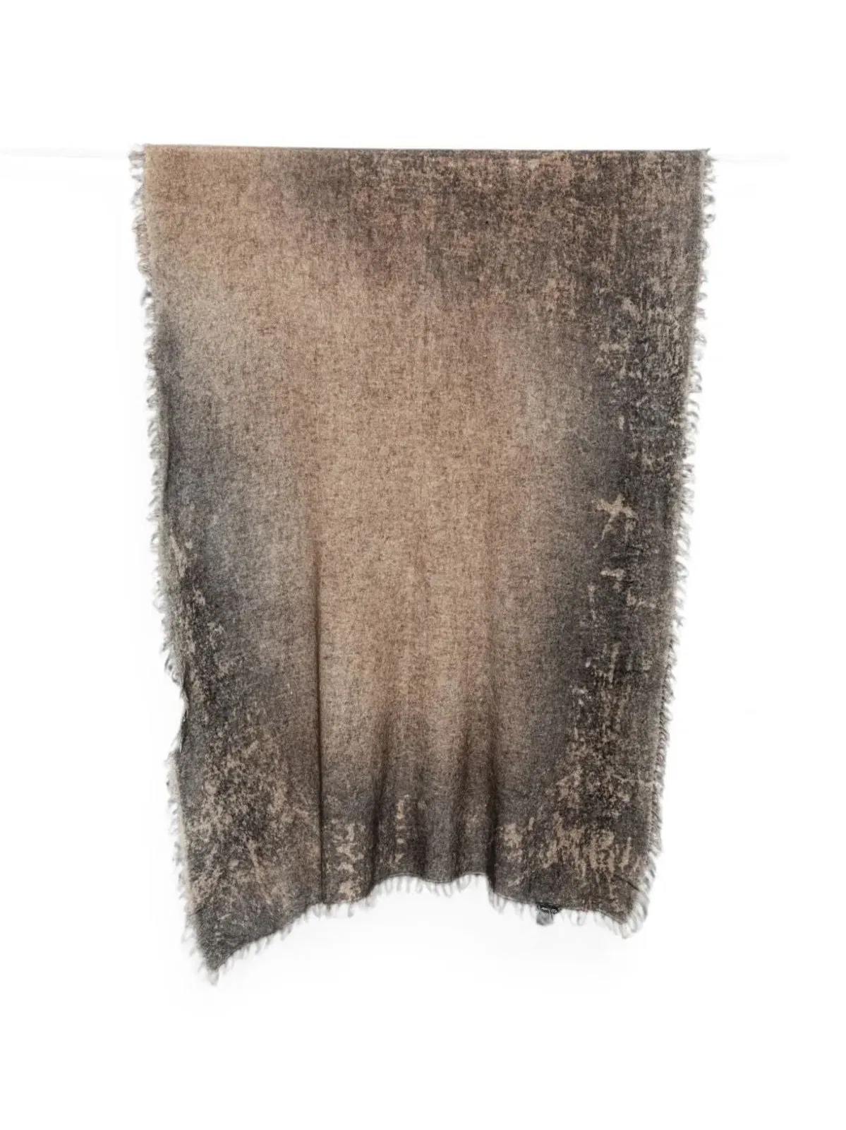 Avant Toi Charcoal Effect Cashmere Scarf 185X90