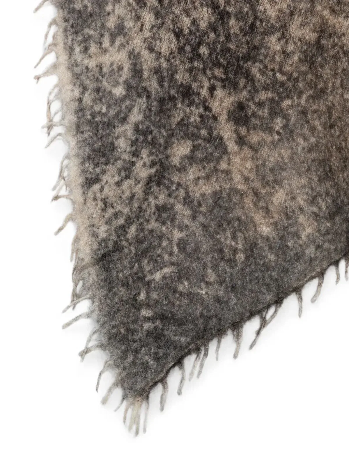 Avant Toi Charcoal Effect Cashmere Scarf 185X90