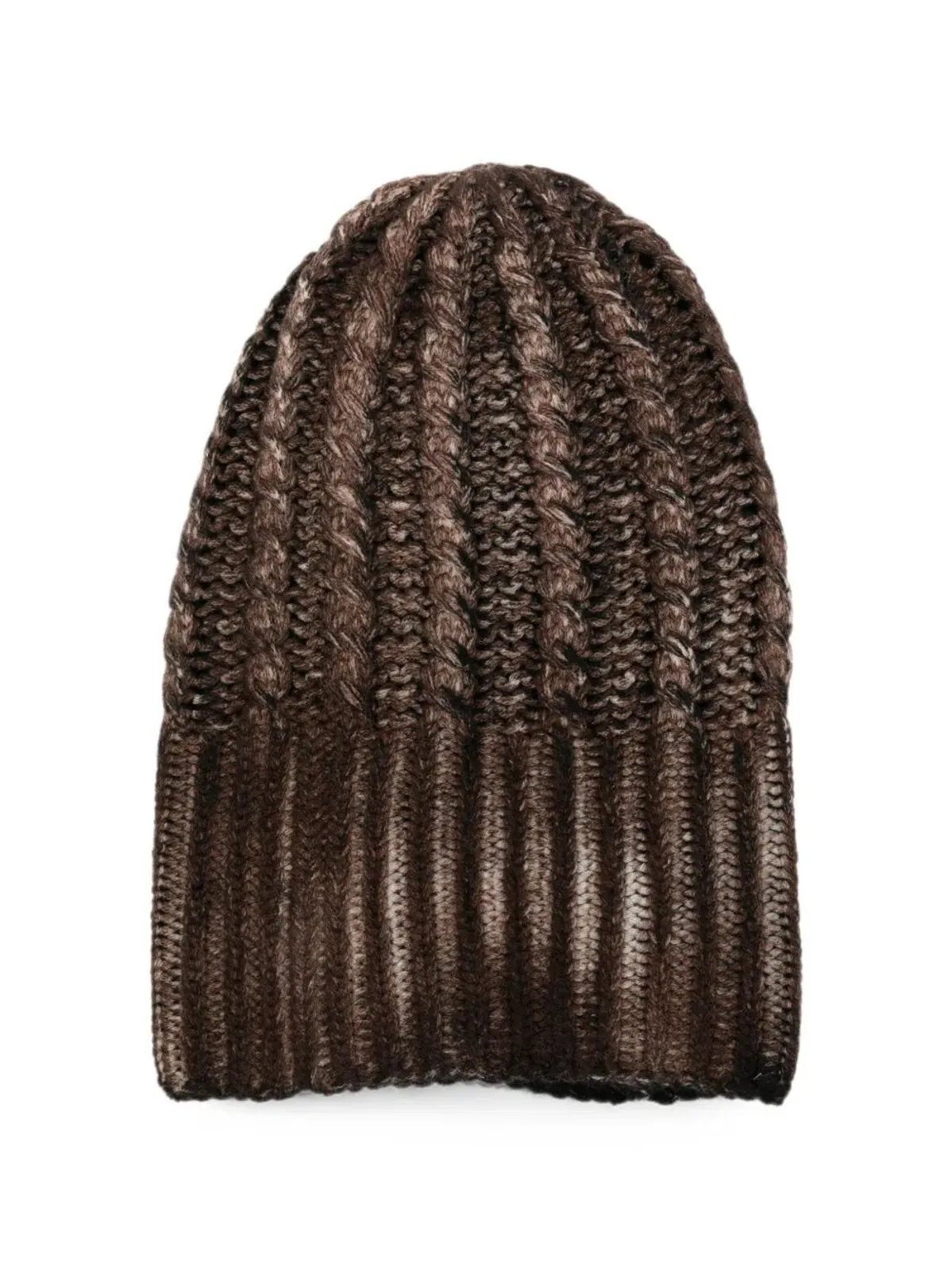 Avant Toi Hand Painted Cashmere Braided Hat With H