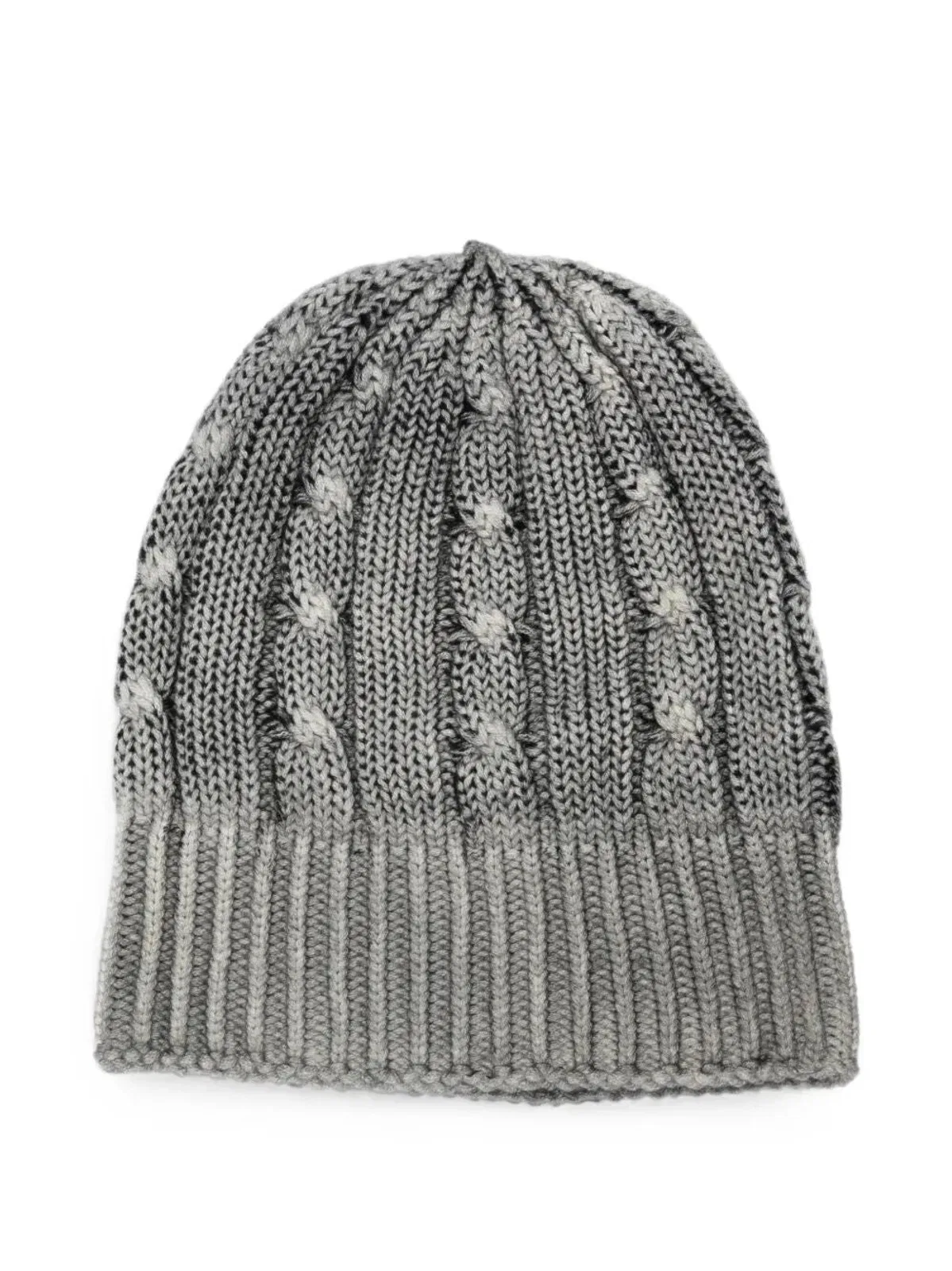 Avant Toi Hand Painted Cashmere Braided And Ribbed