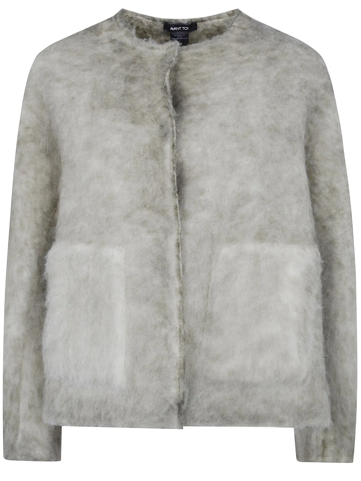 Avant Toi Hand Painted Alpaca Round Neck Jacket