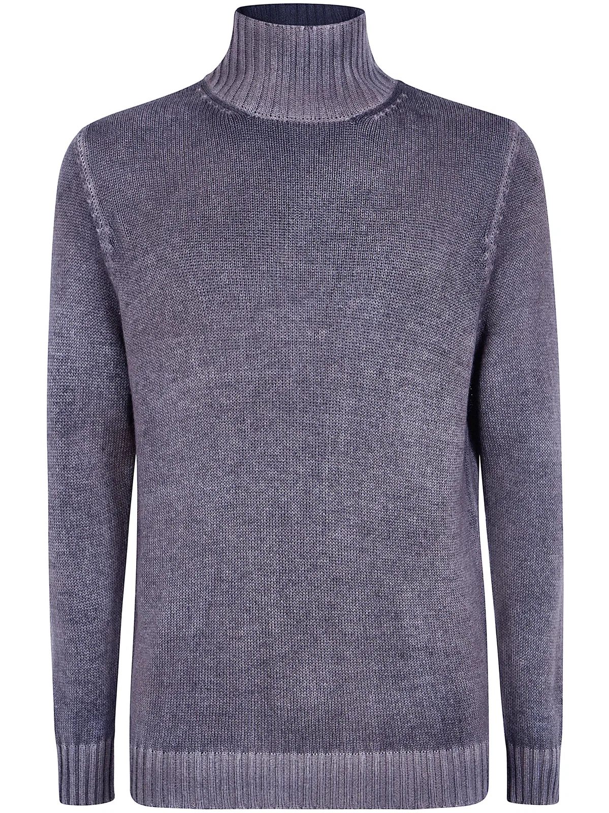 Avant Toi Hand Painted Cashmere And Wool High Neck