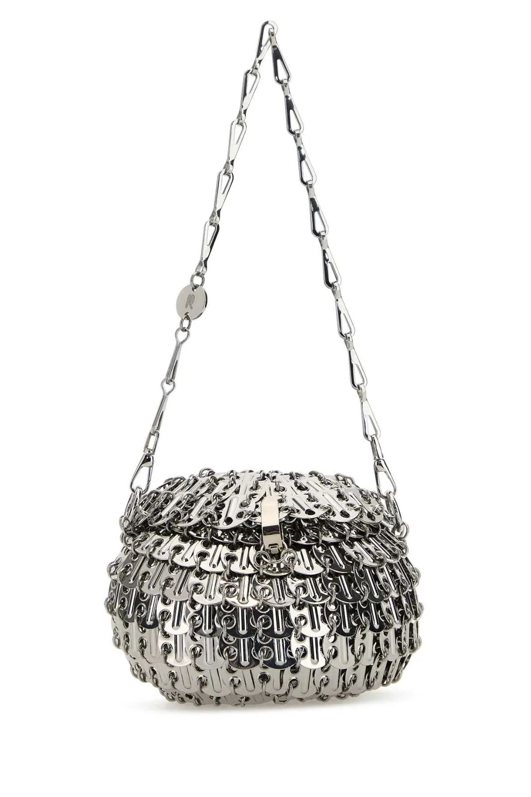 Paco Rabanne Silver Brass Handbag