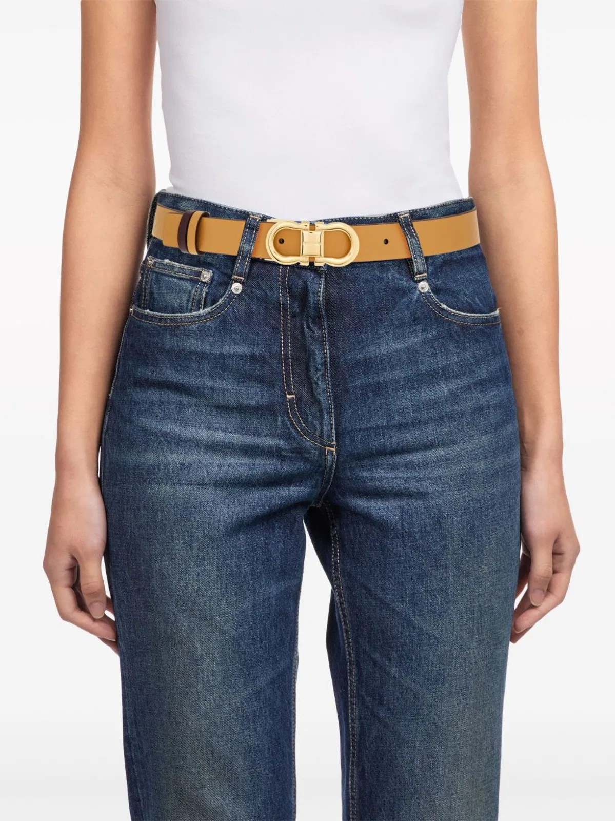 Ferragamo Reversible Gancini Belt