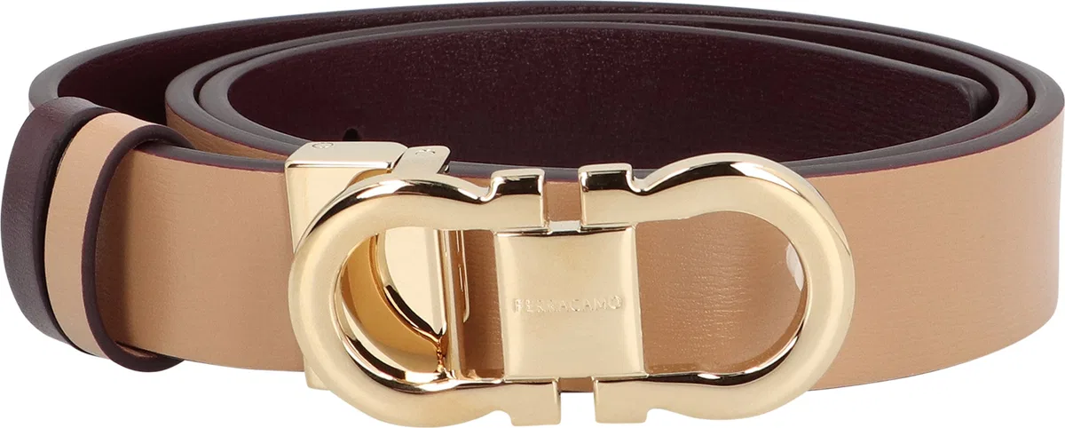 Ferragamo Gancini Reversible Leather Belt