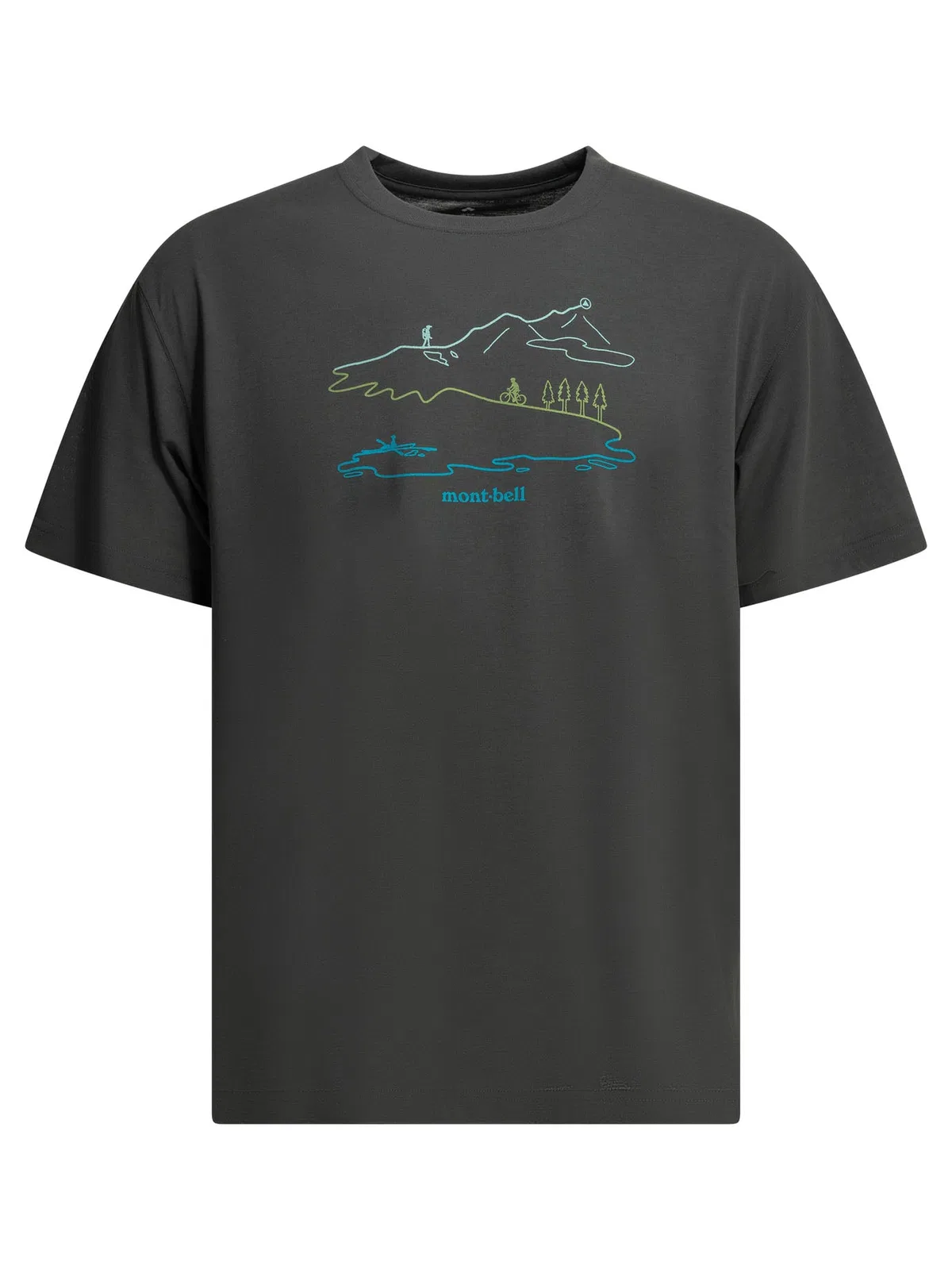 Montbell Grey Polyester T-Shirt