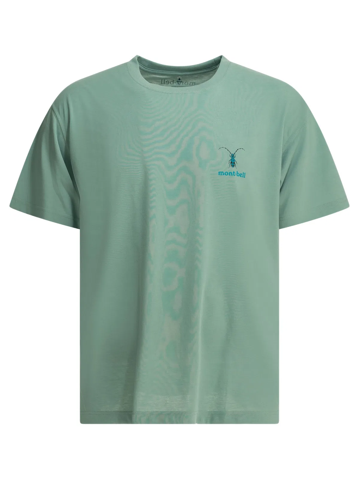 Montbell Light Blue Polyester T-Shirt