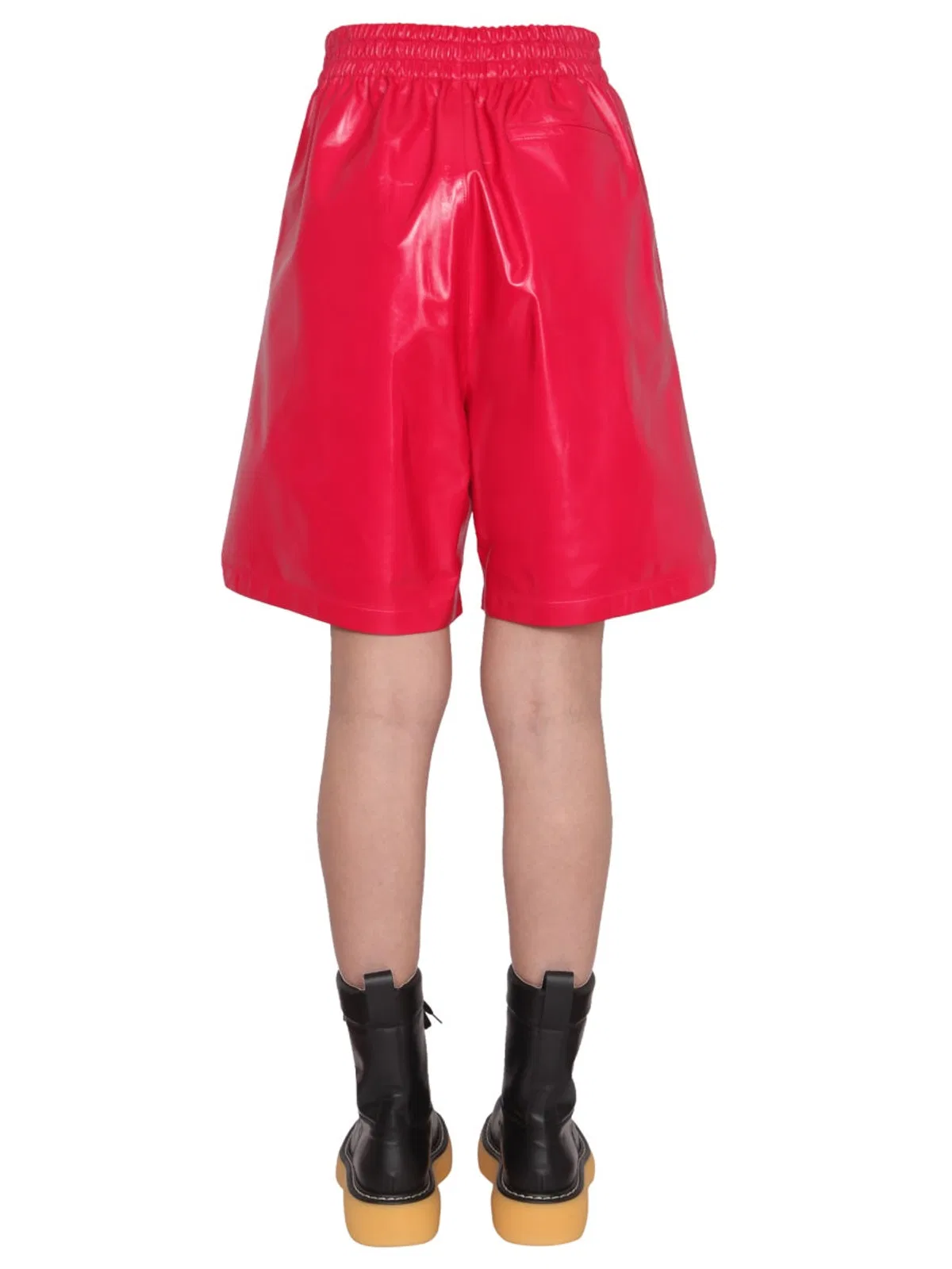 Bottega Veneta Leather Shorts