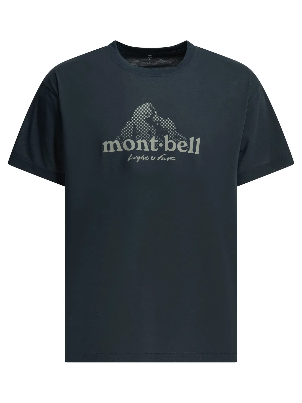 Montbell Blue Polyester T-Shirt