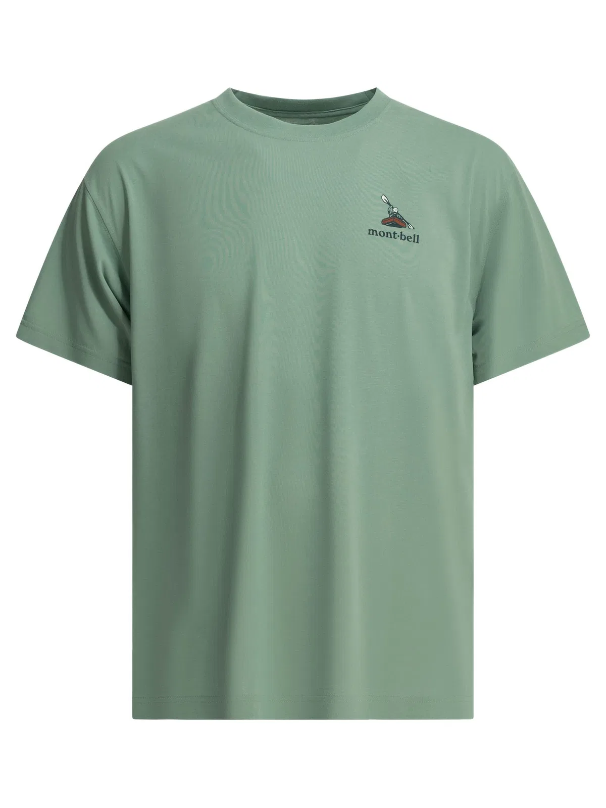 Montbell Light Blue Polyester T-Shirt