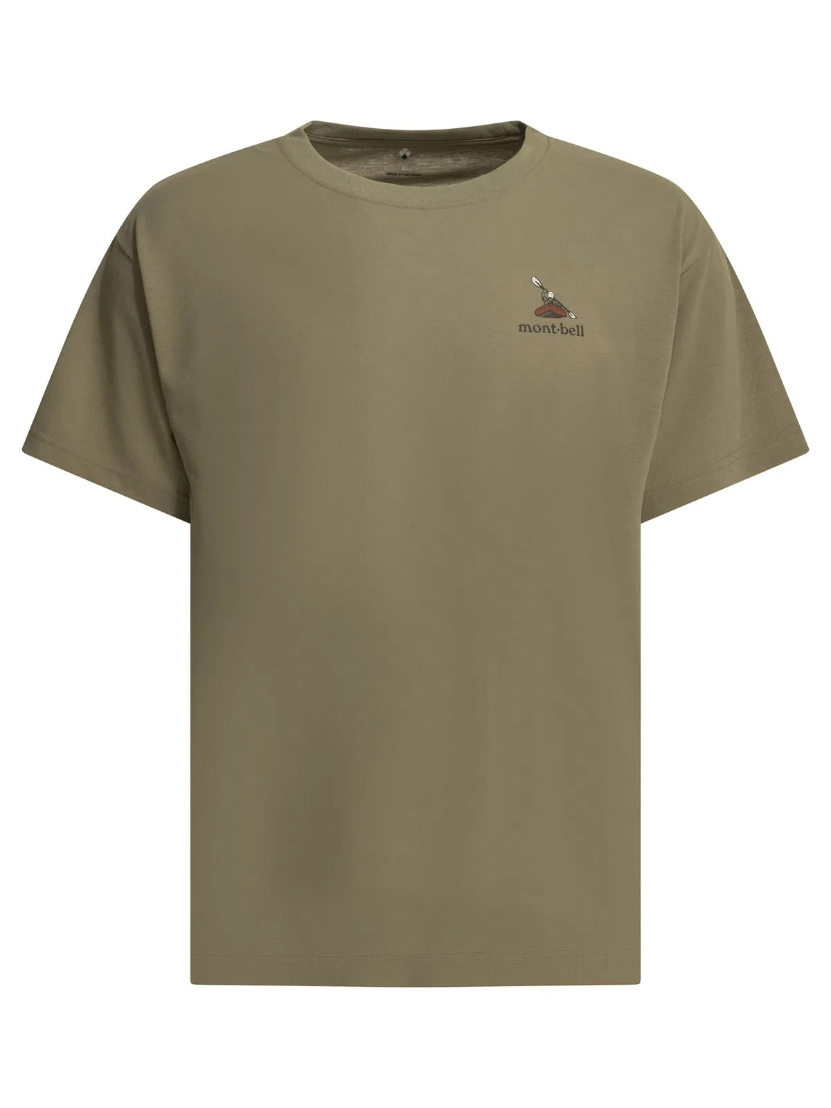 Montbell Brown Polyester T-Shirt