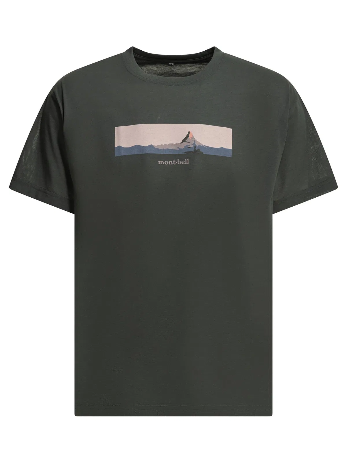 Montbell Black Polyester T-Shirt