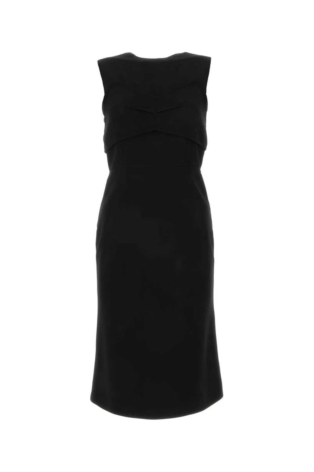 Max Mara Sportmax Black Stretch Polyester Mirto Dress