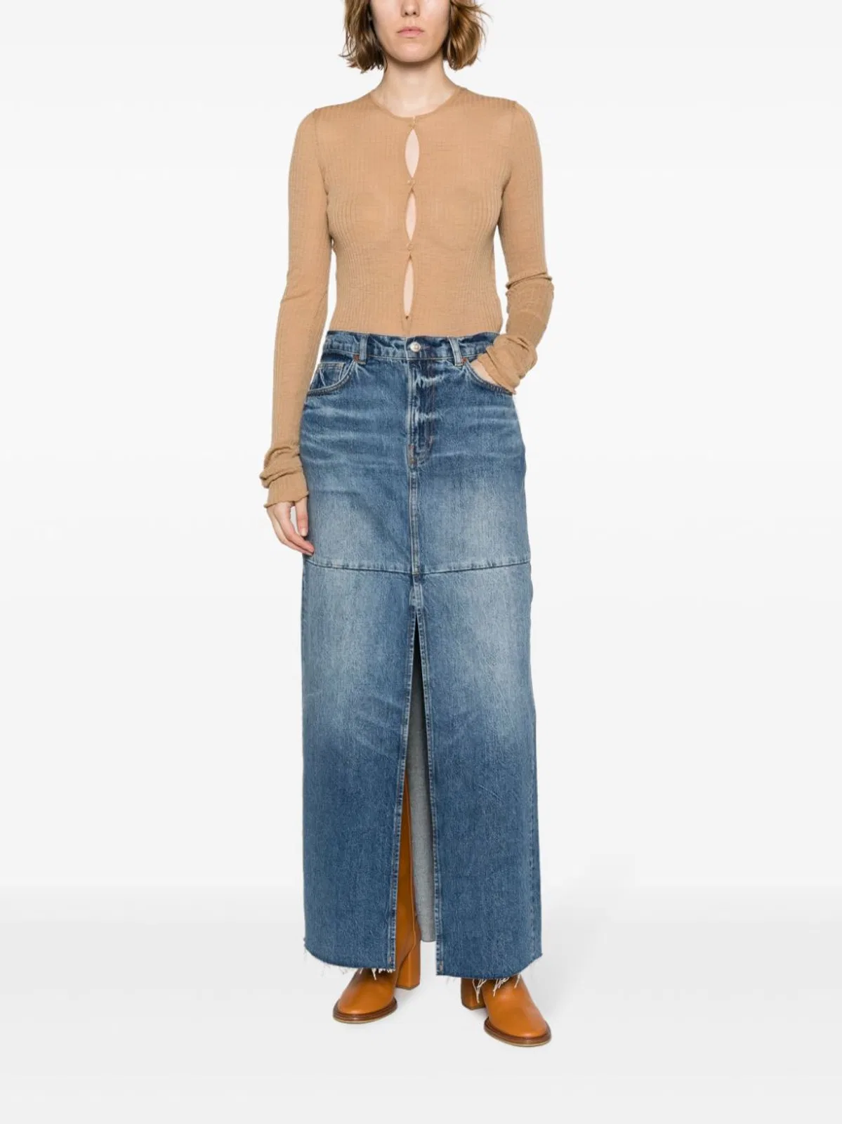 Max Mara Sportmax Wool Blend Bodysuit