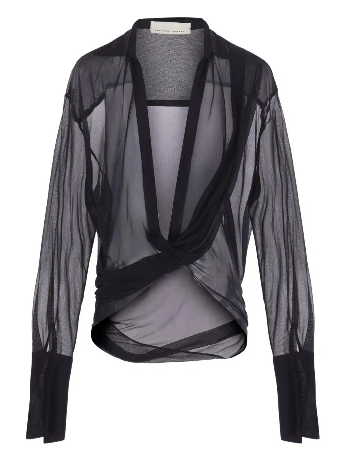 Francesco Murano Semi-Sheer Blouse
