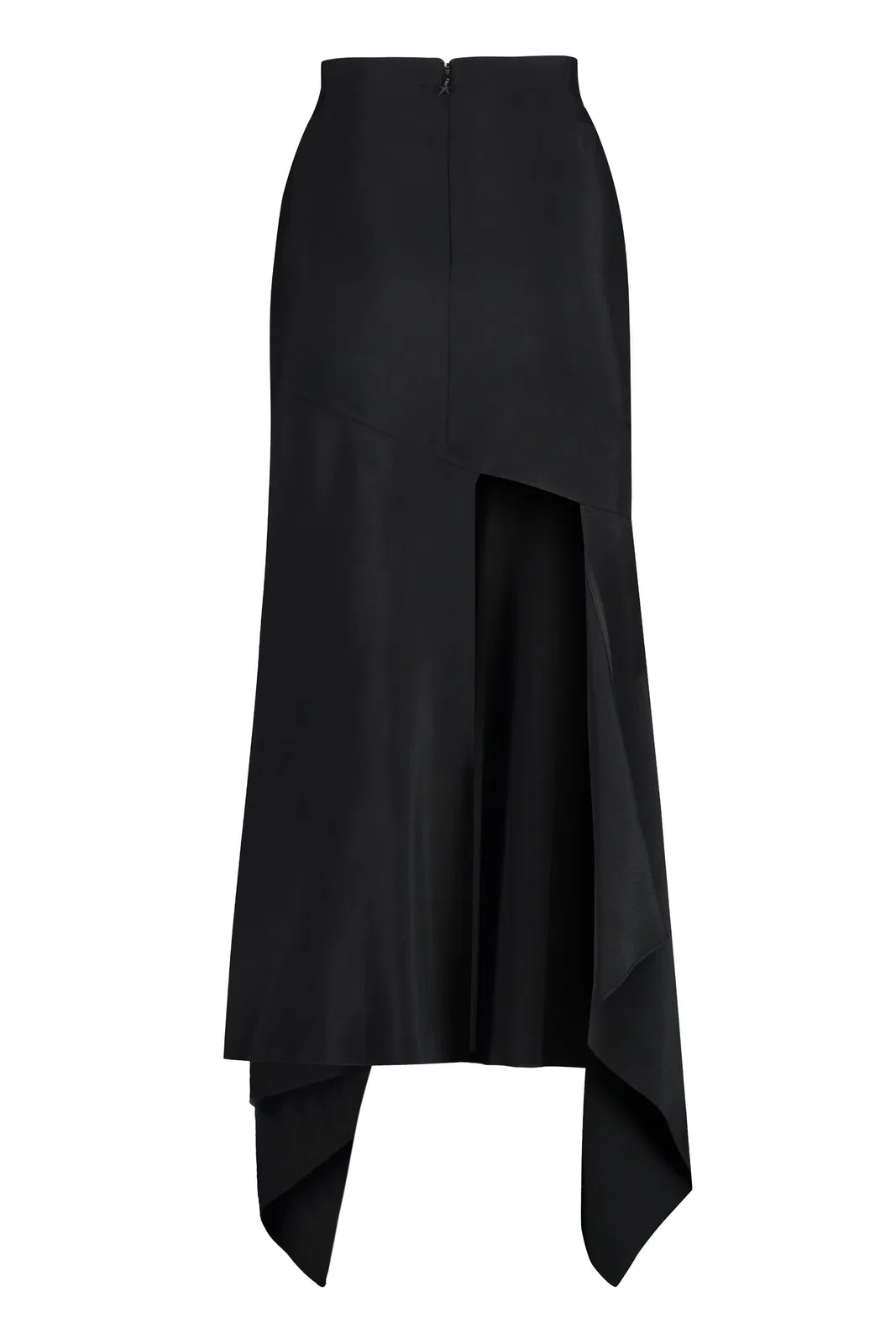 Mugler Gabardine Midi Skirt