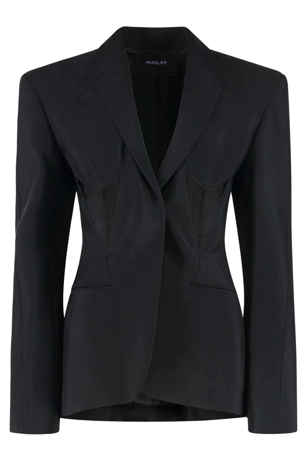 Mugler Single-Breasted One Button Jacket