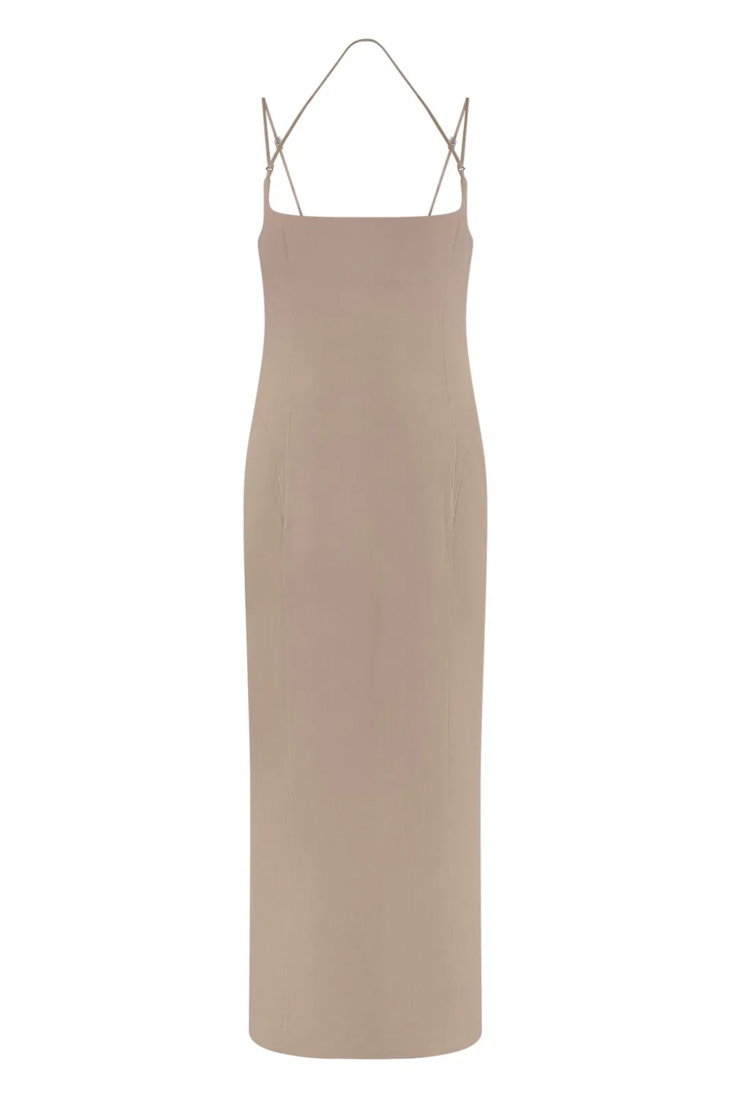 The Attico Virgin Wool Midi Dress