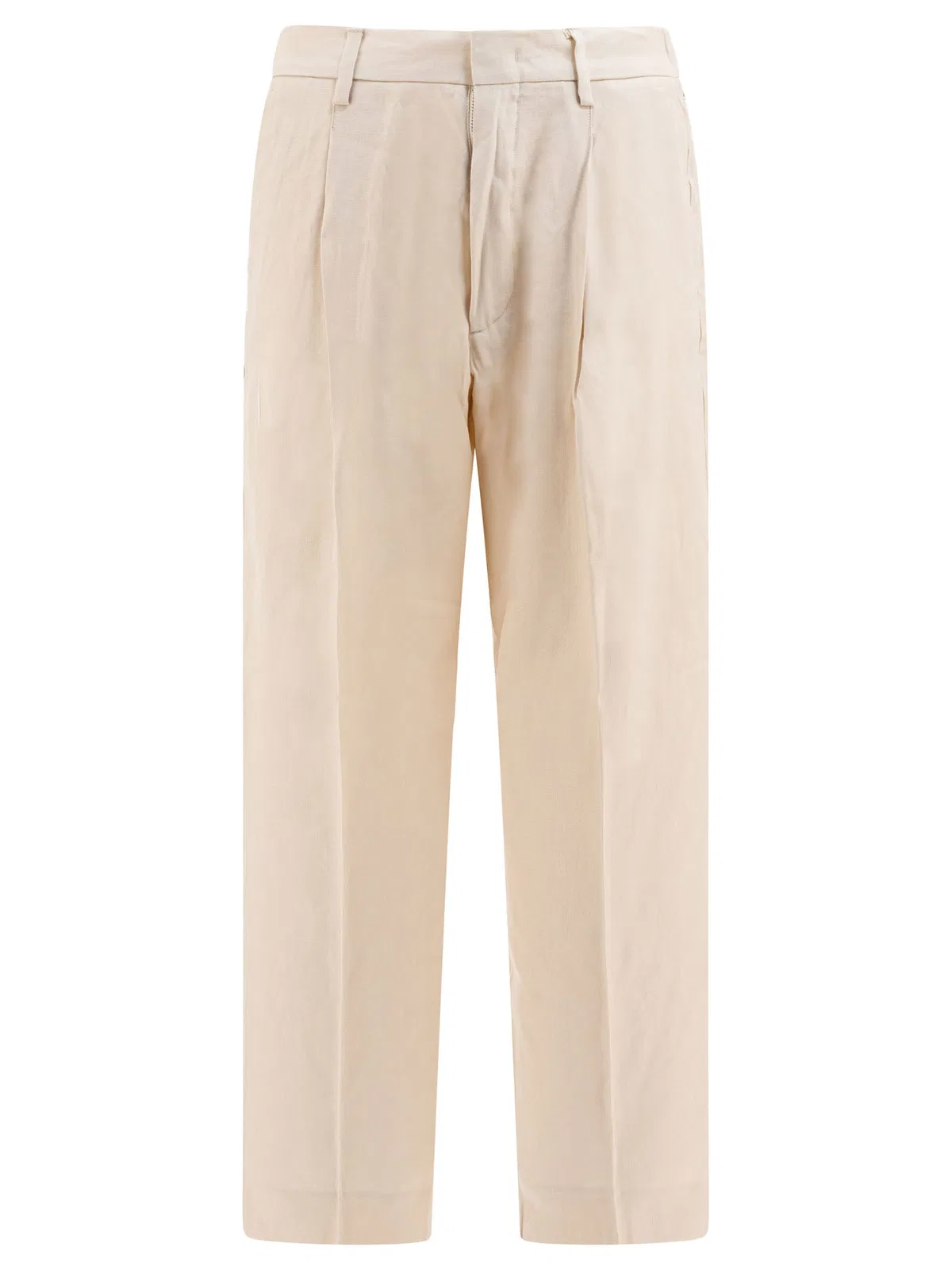 Nn07 Viscose Beige Trousers
