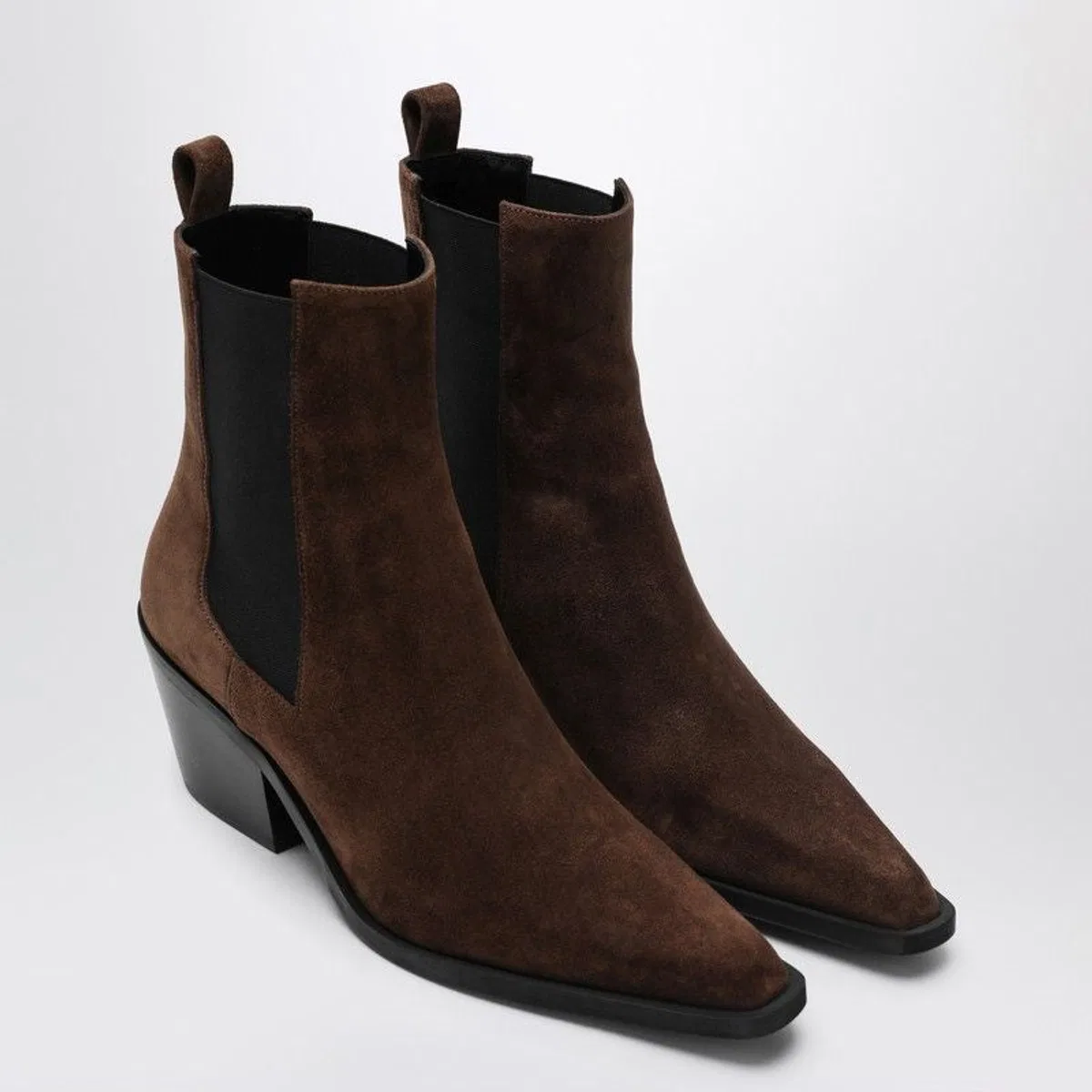 A.Emery The Leo Ankle Boots In Cognac Suede
