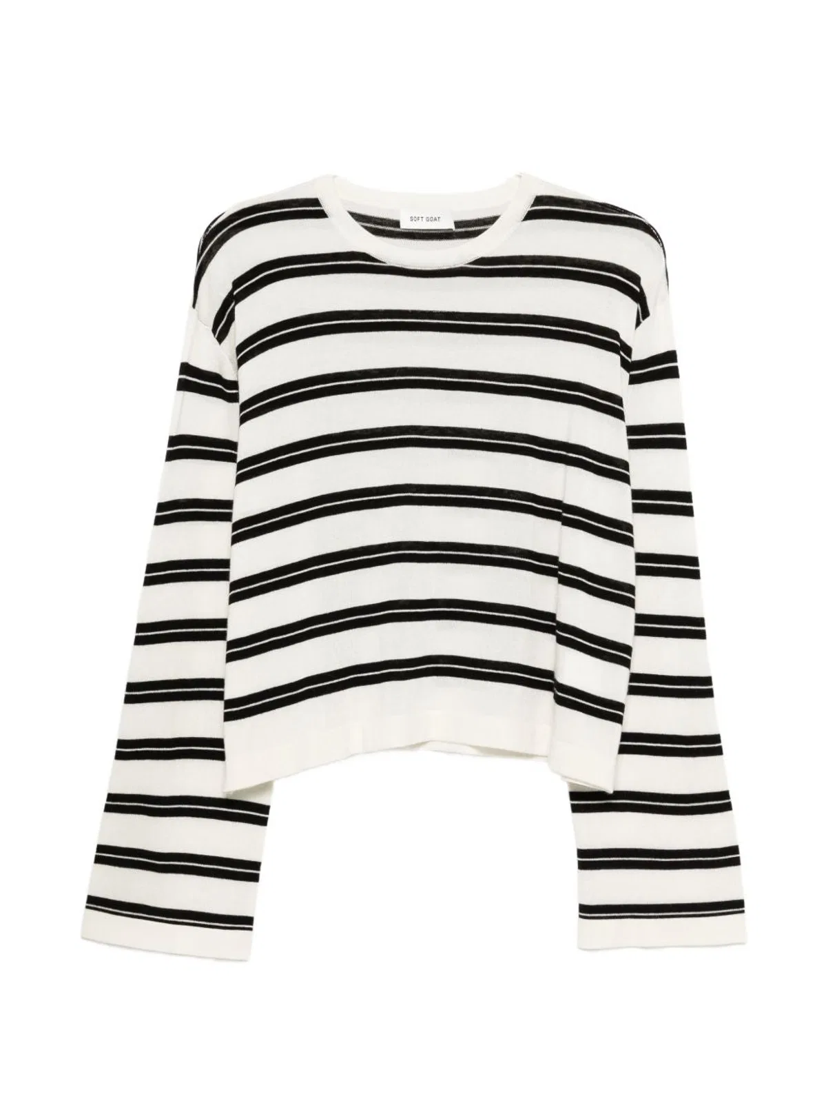 Soft Goat Horizontal Stripe Top