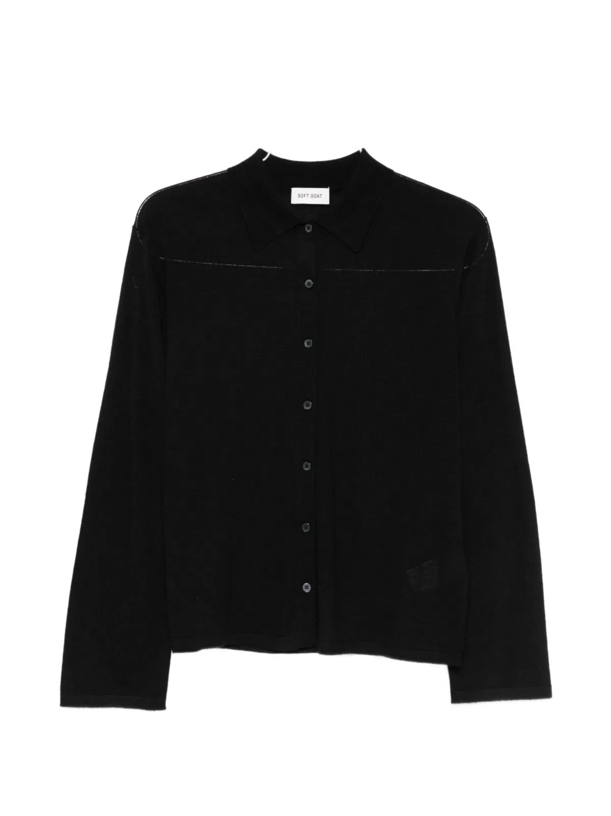 Soft Goat Button Fastening Long Sleeves