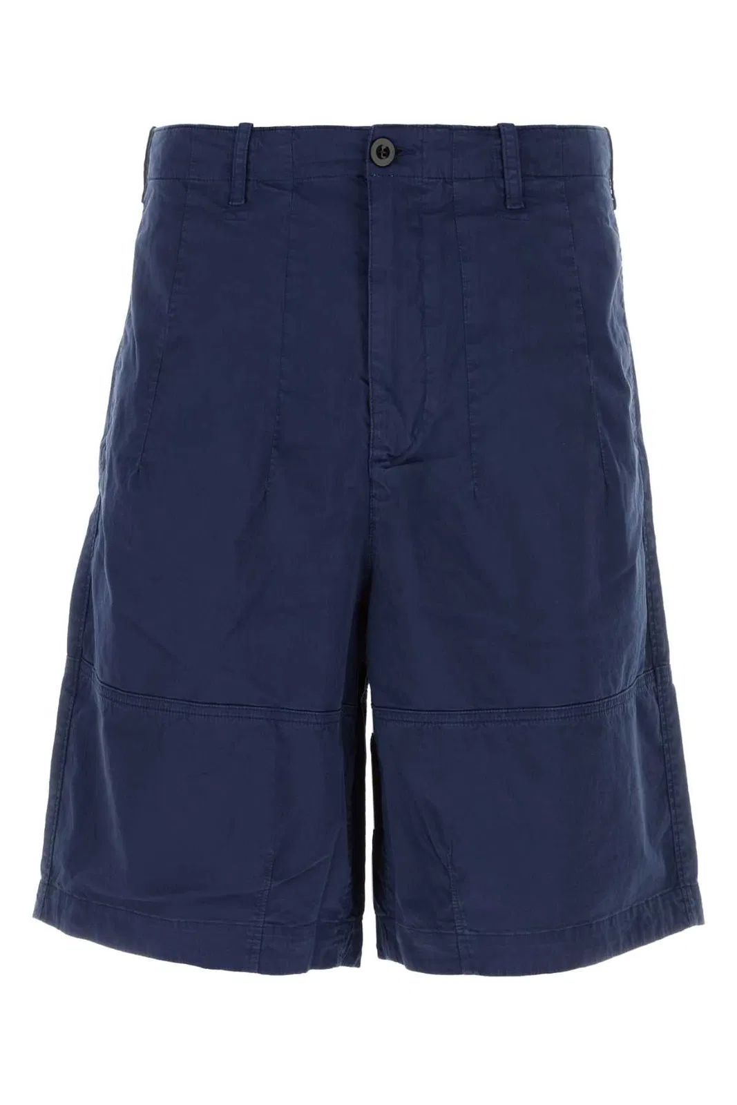 Ten c Blue Stretch Cotton Bermuda Shorts