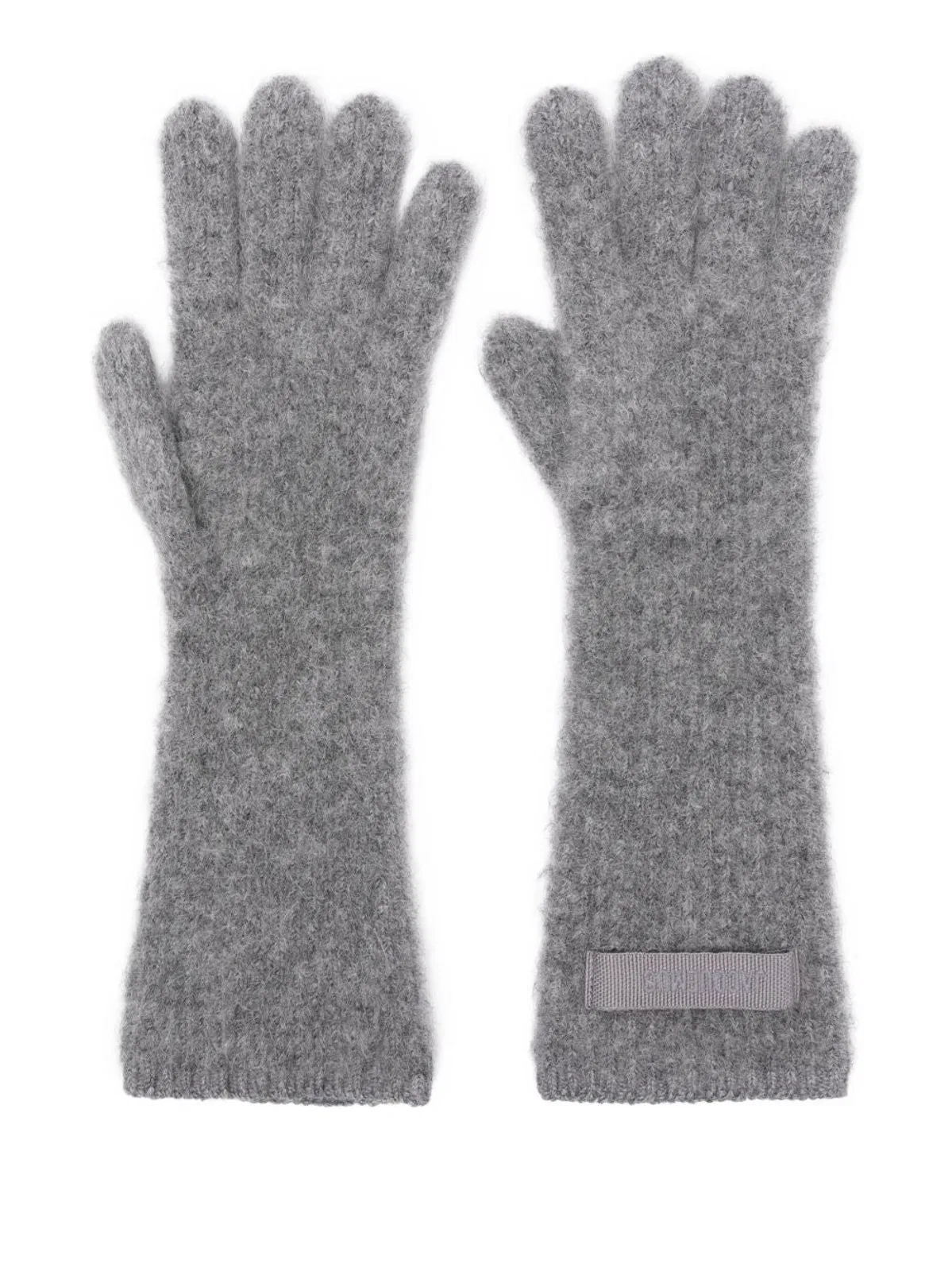 Jacquemus Full-Finger Ribbed Gloves