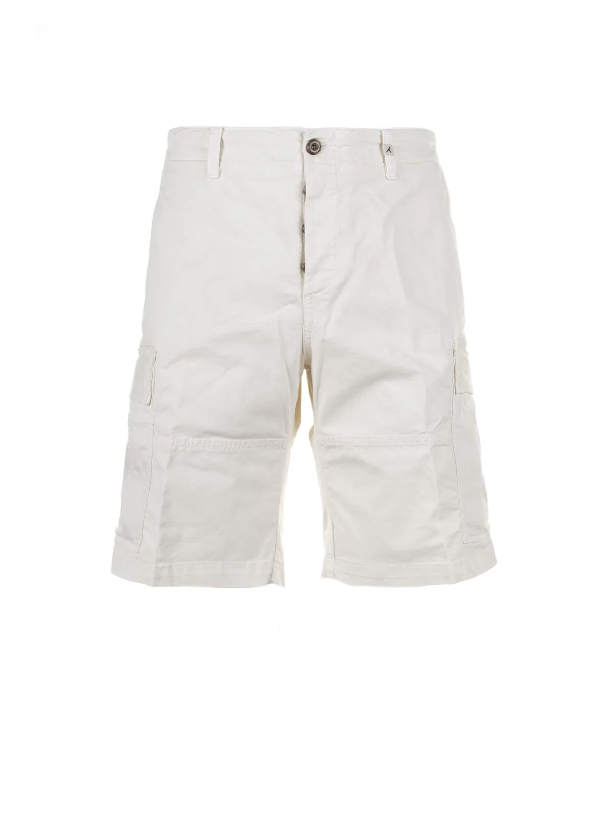 Myths Cream Bermuda Shorts