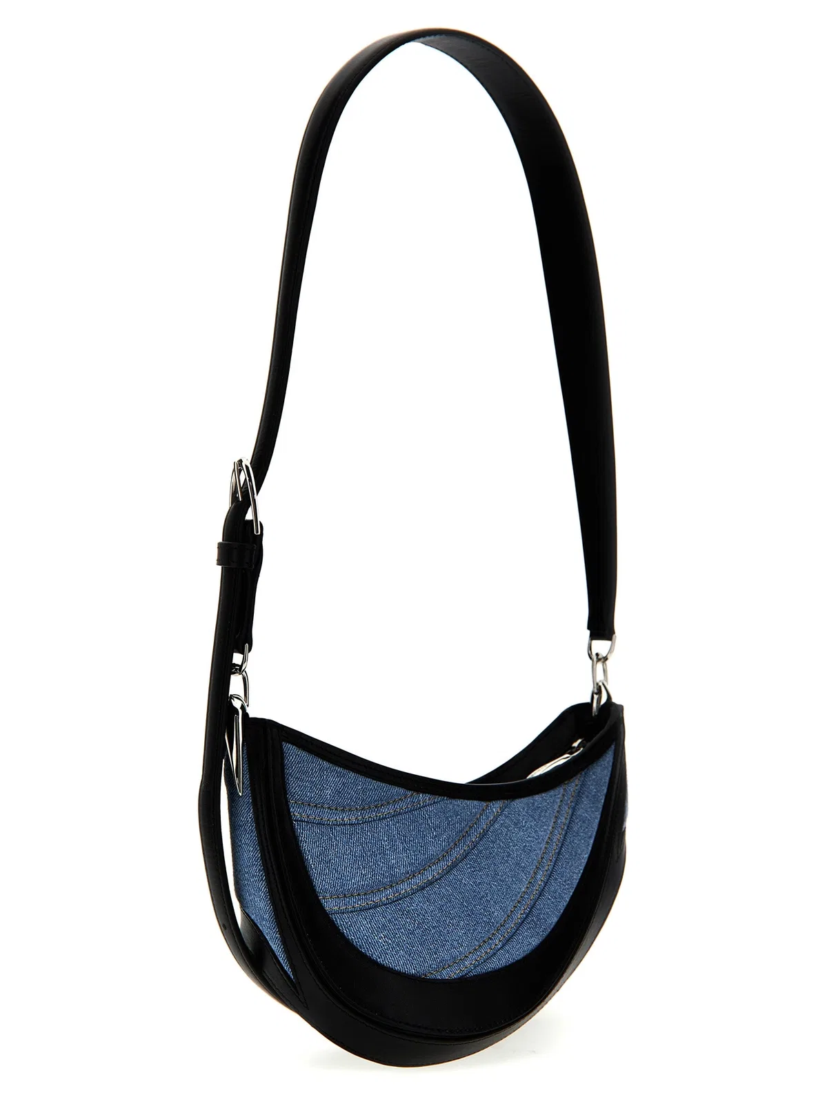Mugler 'Small Denim Spiral Curve 01' Shoulder B