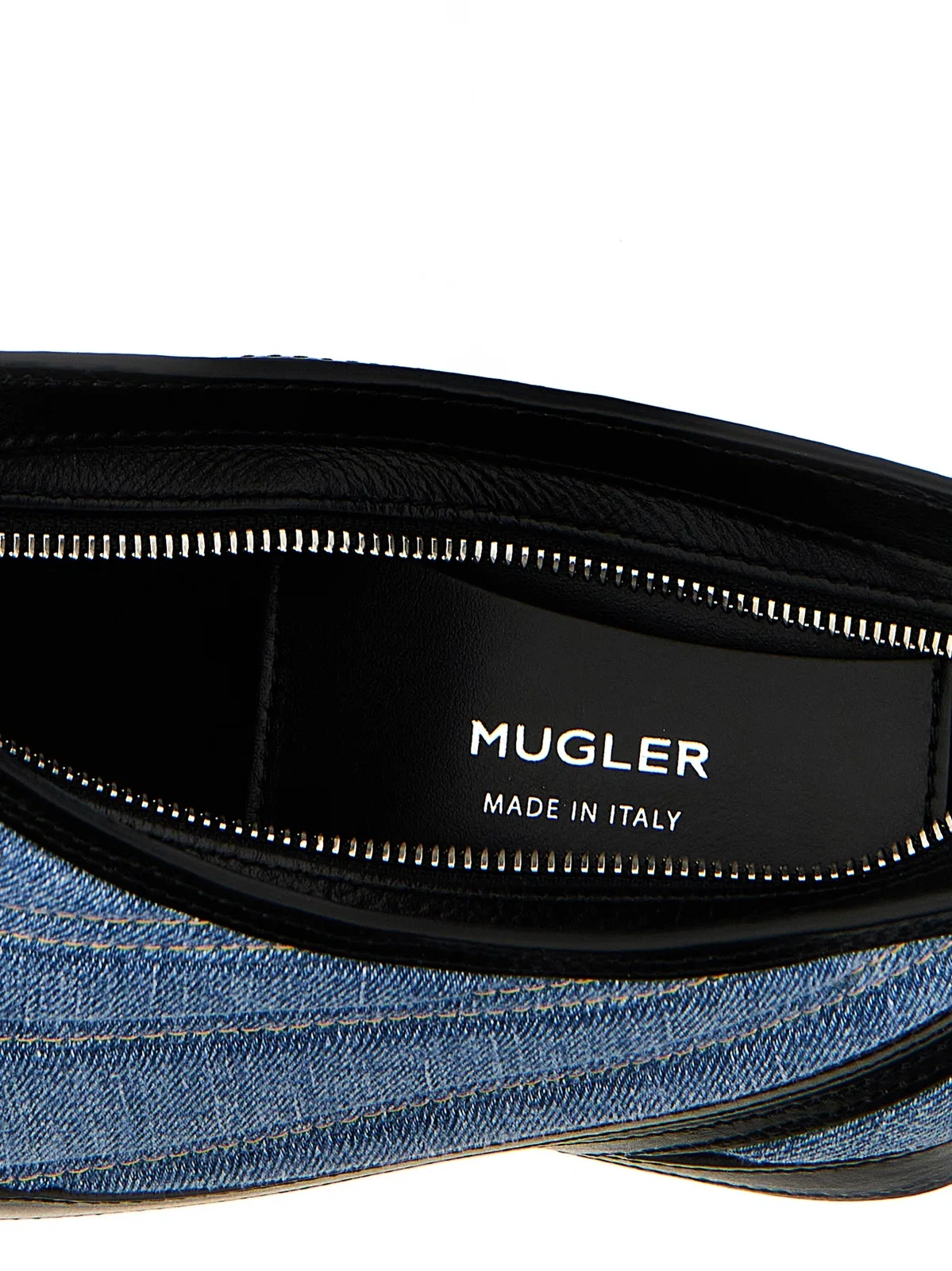 Mugler 'Small Denim Spiral Curve 01' Shoulder B