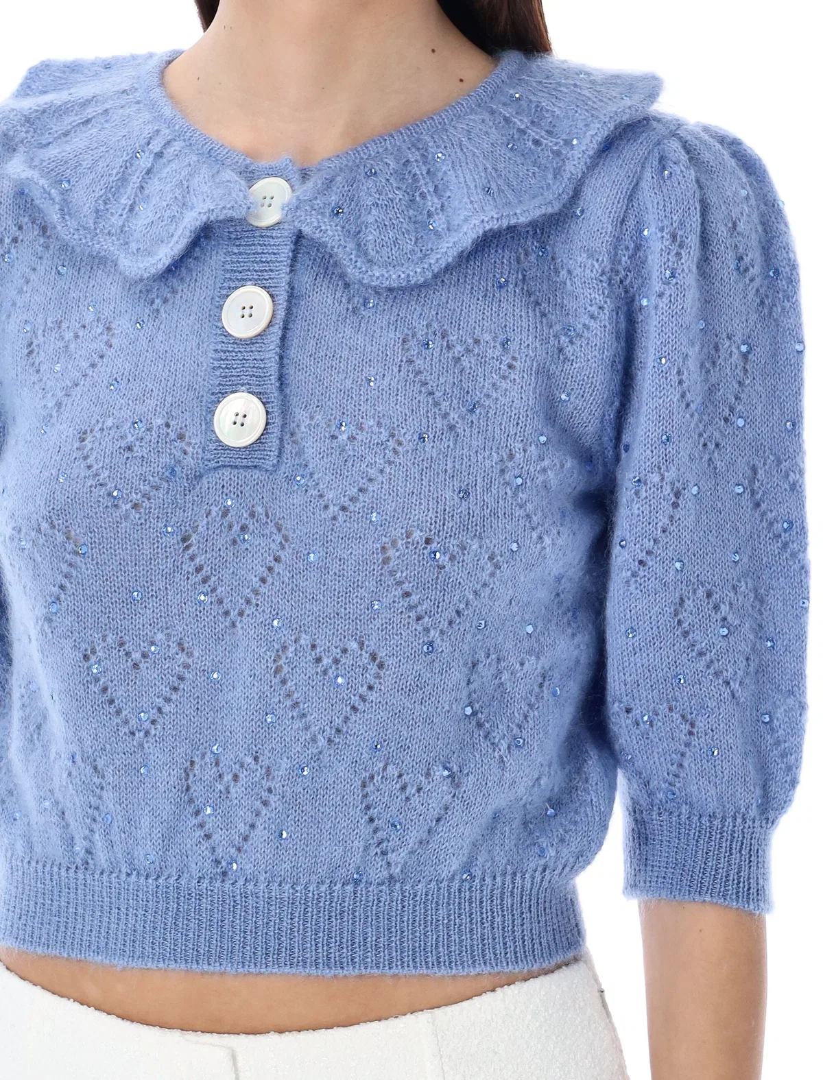 Alessandra Rich Hotfix Jumper