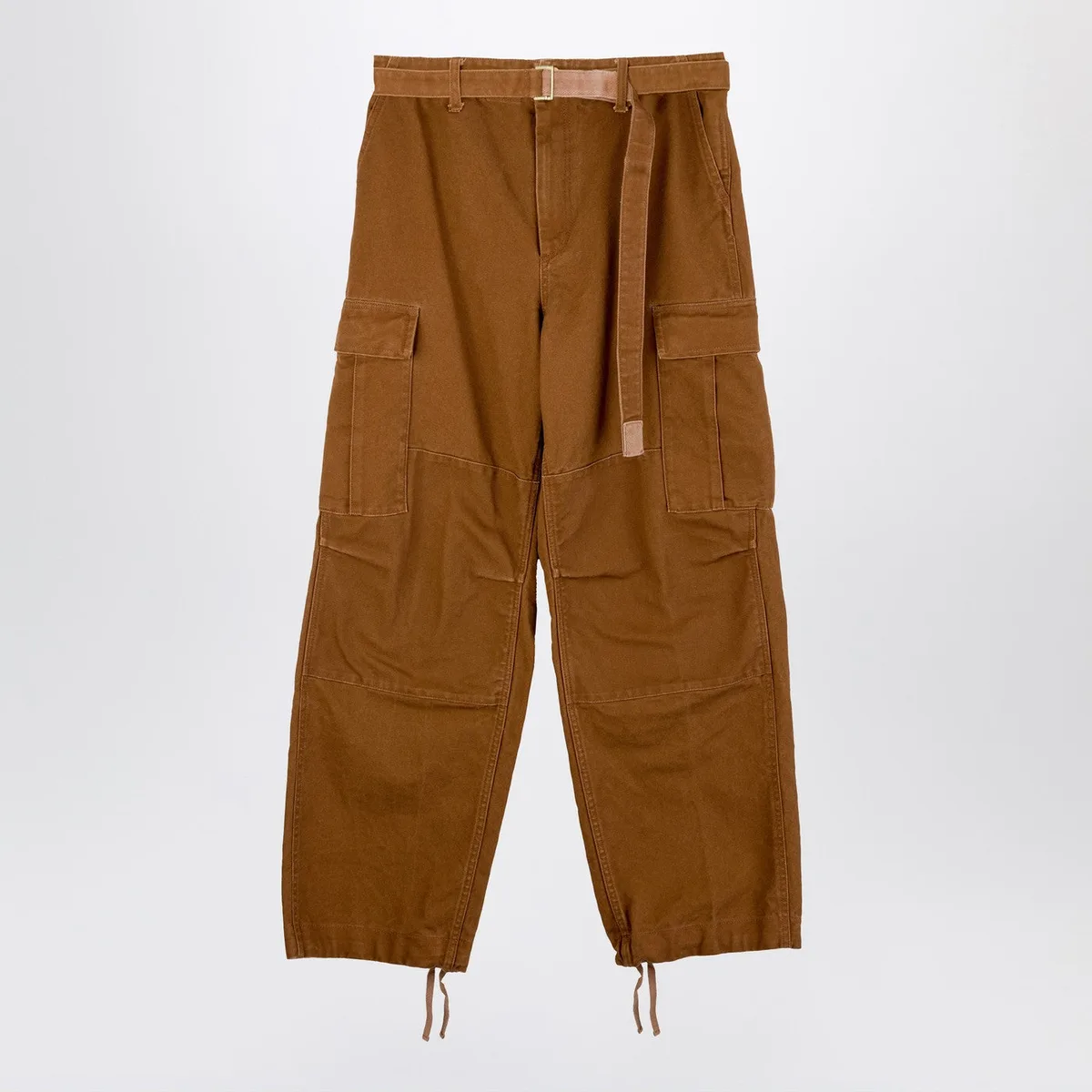 Sacai x Carhartt Wip Beige Cotton Cargo Trousers