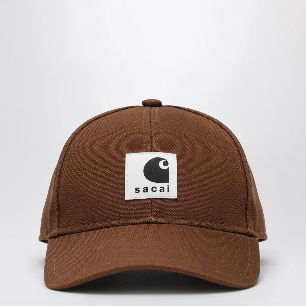 Sacai x Carhartt Wip Beige Baseball Cap With Logo Patch