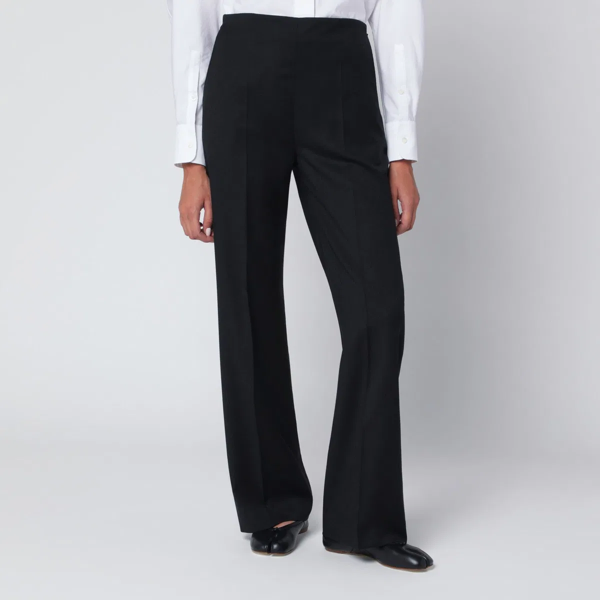Mkdt studio Black Priska Trousers In Wool