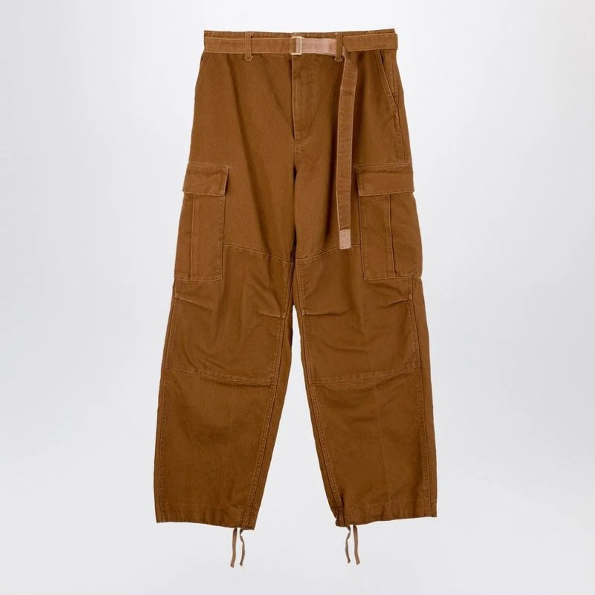 Sacai x Carhartt Wip Beige Cotton Cargo Trousers