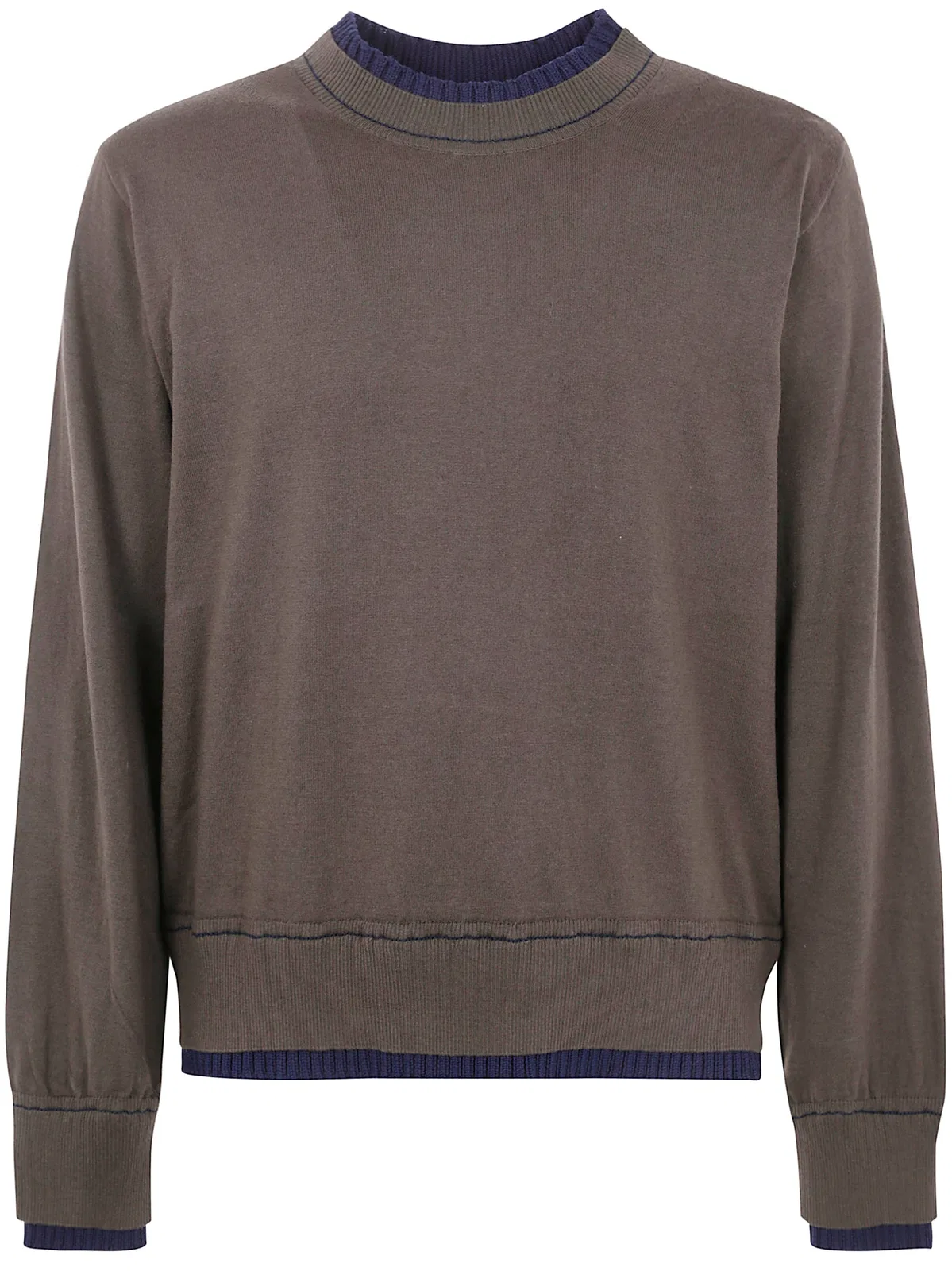 Sacai Cotton Cashmere Knit Pullover