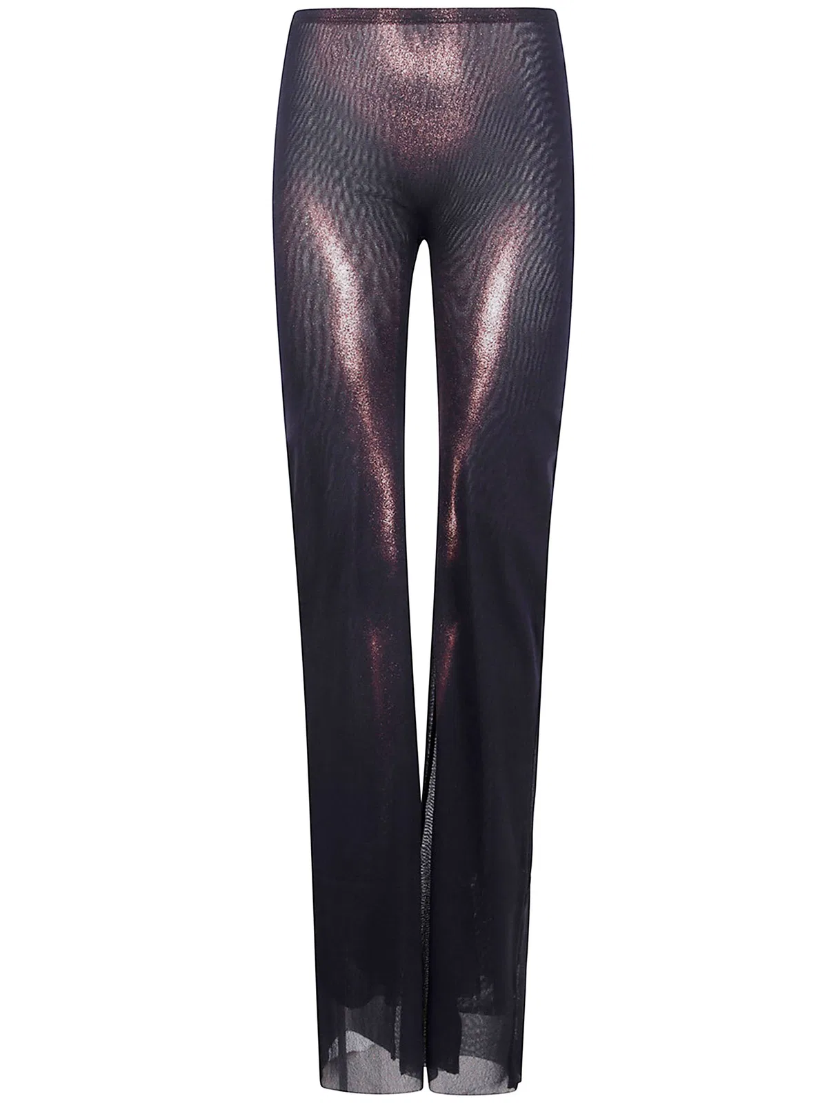 Jean Paul Gaultier Mesh Straight Trouser Printed "Body Dust
