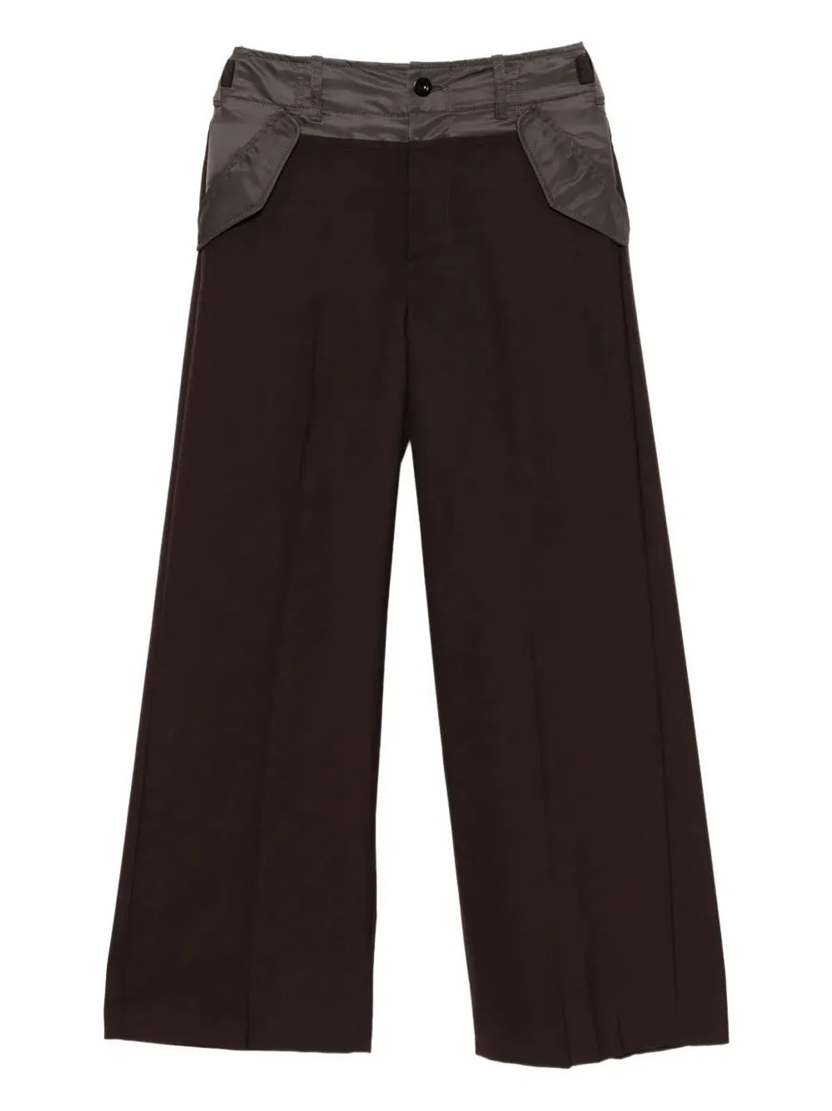 Sacai Black Wool Mix Pants