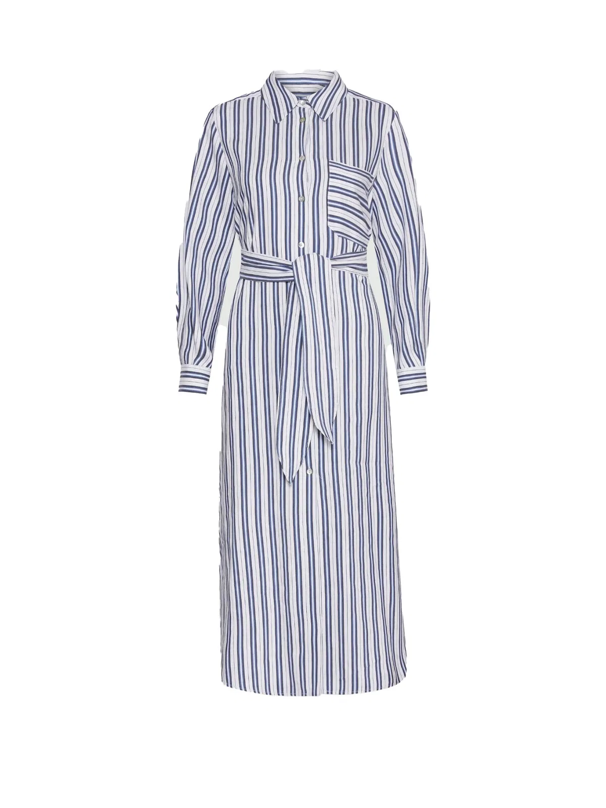 Marella Long Sleeve Striped Dress